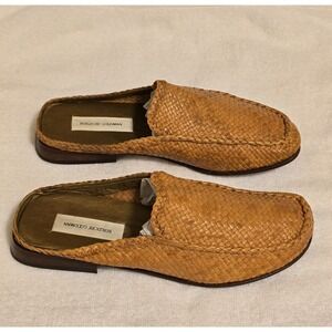 PONS QUINTANA for BERGDORF GOODMAN Womens Leather Mule Slides Sandals 38 / US 8